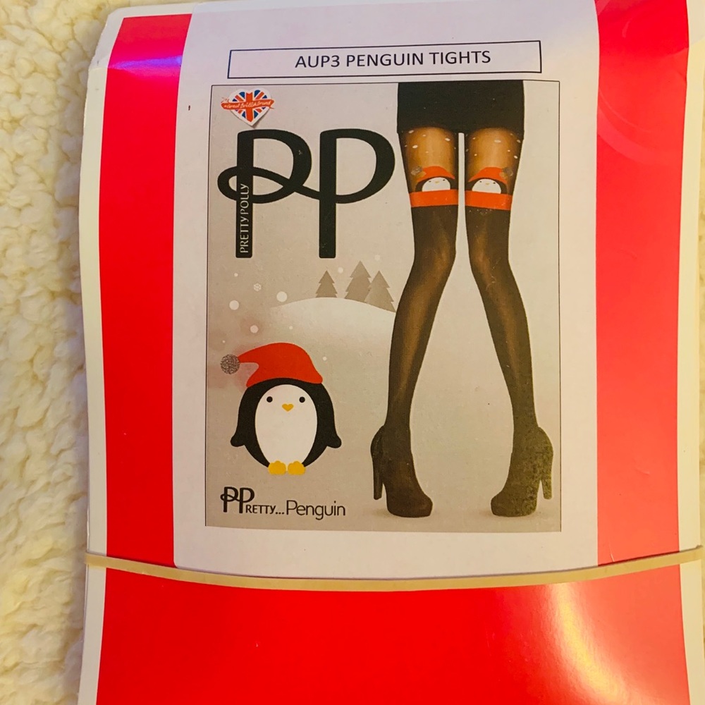 Pretty Polly Penguin Tights -NWT OS
